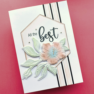 Lisa Horton Crafts Fundamentals Die Set - Nested Elongated Hexagon (8 Dies)