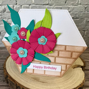 Lisa Horton Crafts Fundamentals Die Set - Nested Elongated Hexagon (8 Dies)