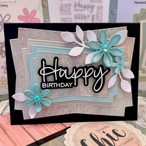 Lisa Horton Crafts Nested Labels Die Set - Twisted Rectangles