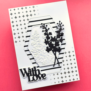 Lisa Horton Crafts Fundamentals Die Set - Nested Tall Hexagons (8 Dies)