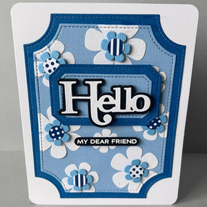 Lisa Horton Crafts Fundamentals Die Set - Nested Ticket (8 Dies)