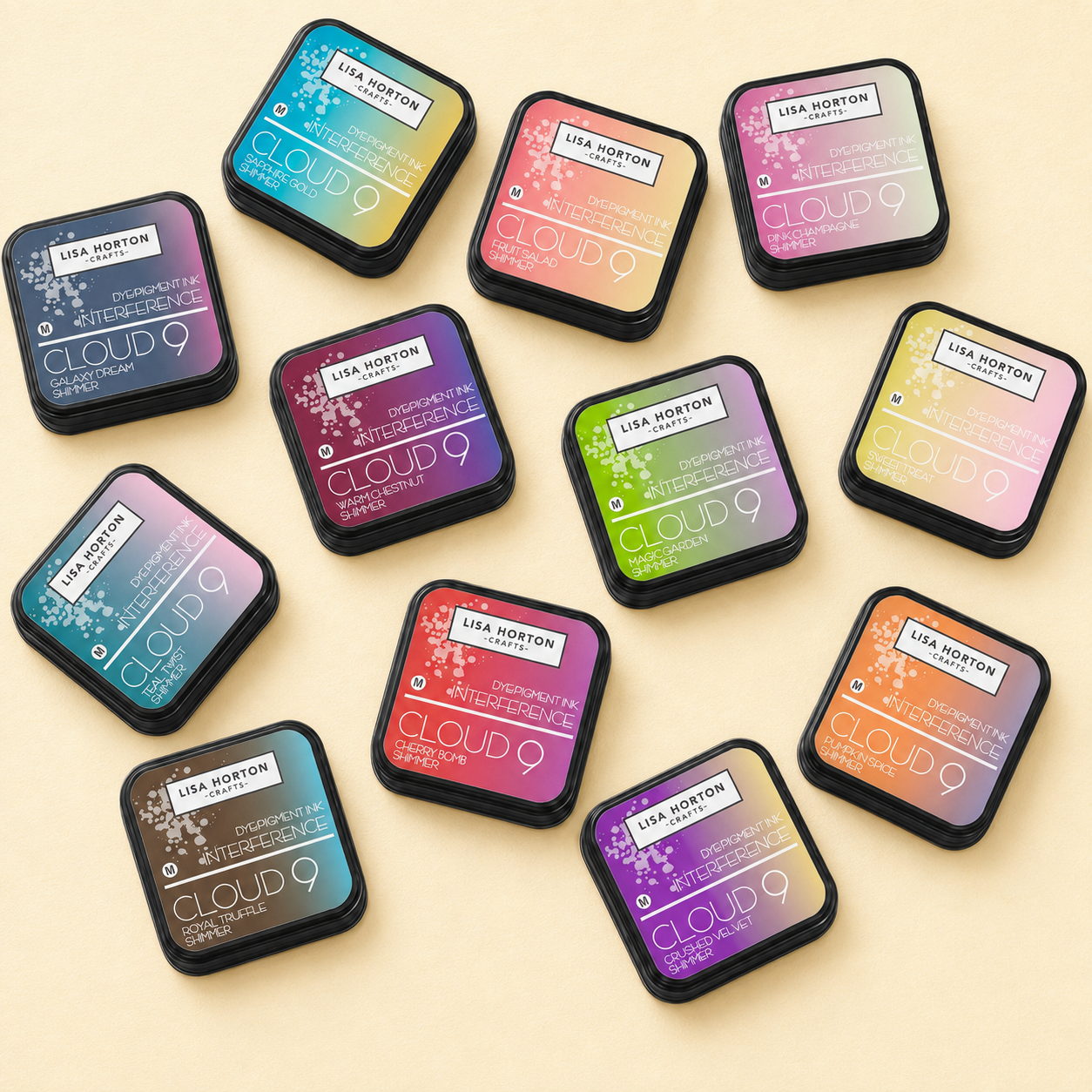 Cloud 9 Interference Blending Ink Pad Complete Collection - Release 1 (12 colours)