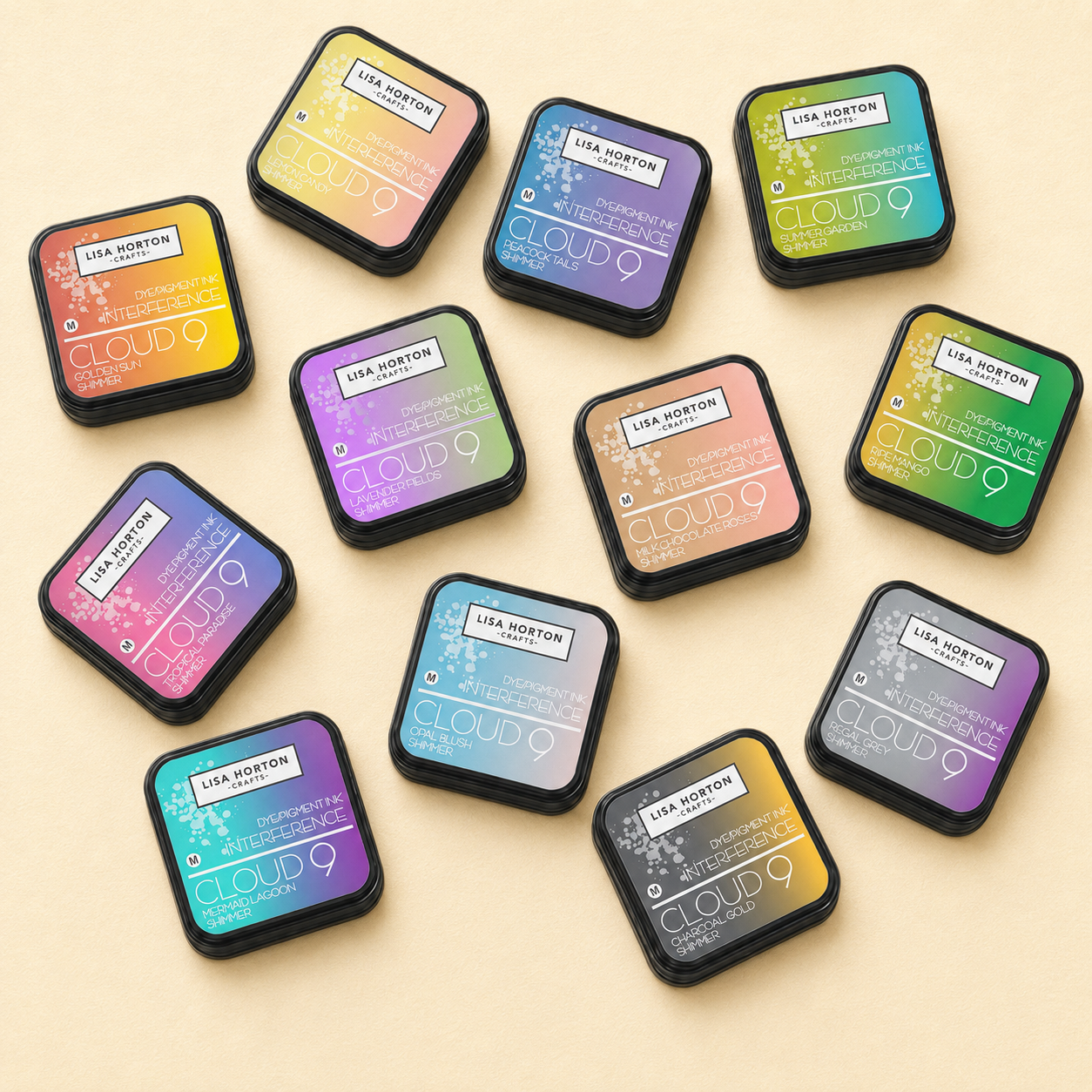 Cloud 9 Interference Blending Ink Pad Complete Collection - Release 2 (12 colours)