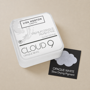 Cloud 9 Slow Drying Opaque Pigment Ink Pad - Opaque White