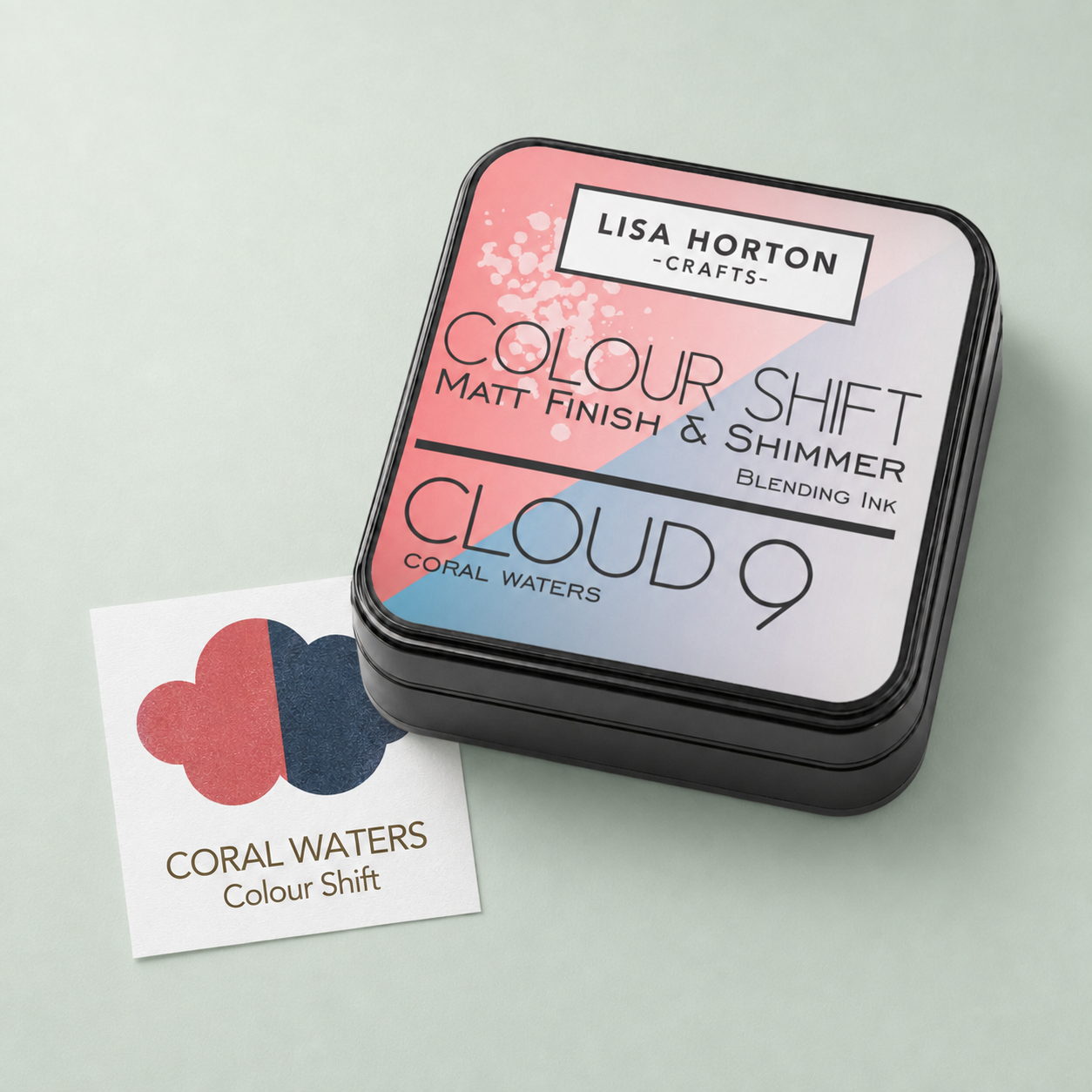 Cloud 9 Matt Blending Colour Shift Ink Pad - Coral Waters