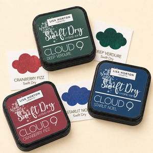 Swift Dry Hybrid Ink Pad Trio - Starlit Noel, Cranberry Fizz & Deep Verdure