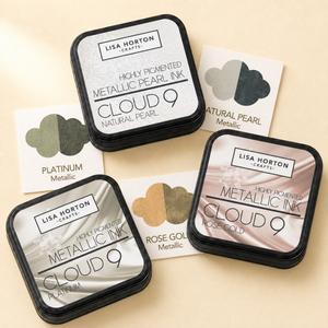 Alchemist Ink Pad Trio - Natural Pearl, Platinum & Rose Gold