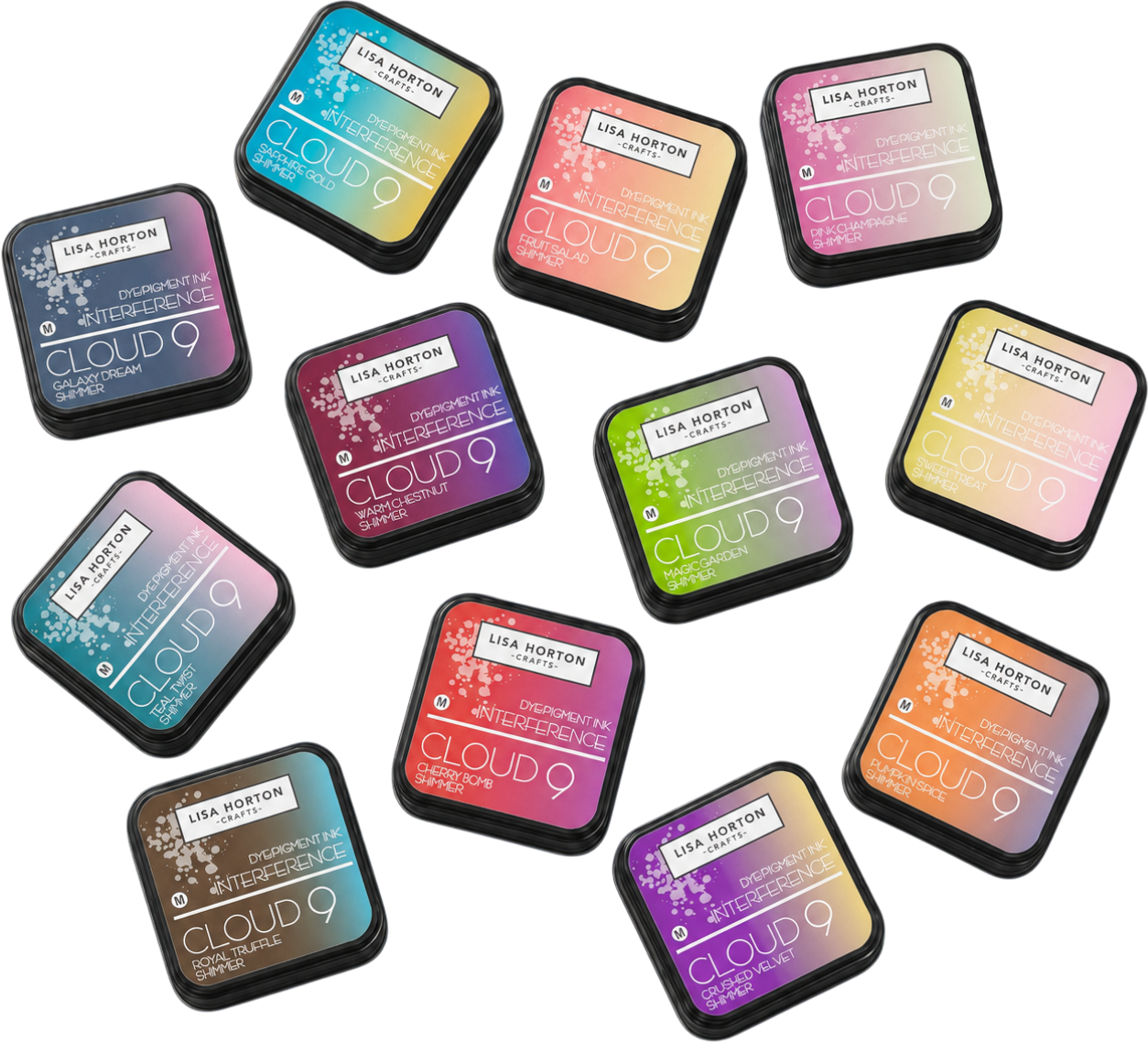 Cloud 9 Interference Blending Ink Pad Complete Collection - Release 1 (12 colours)