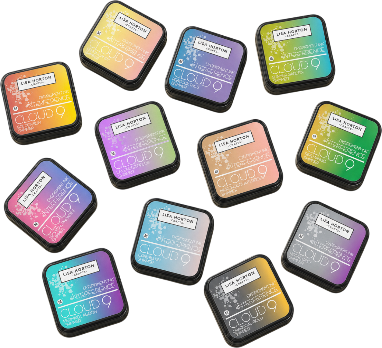 Cloud 9 Interference Blending Ink Pad Complete Collection - Release 2 (12 colours)