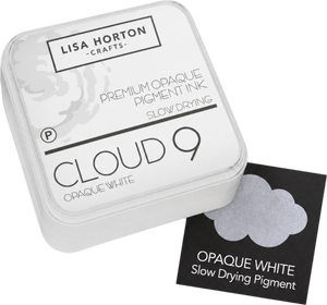 Cloud 9 Slow Drying Opaque Pigment Ink Pad - Opaque White