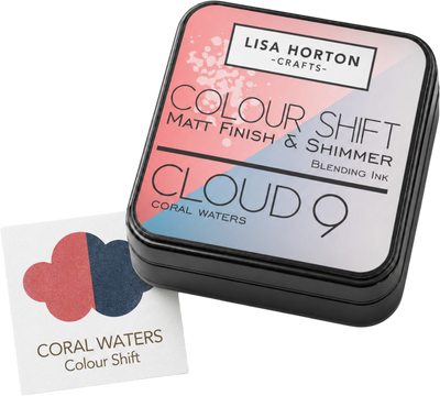 Cloud 9 Matt Blending Colour Shift Ink Pad - Coral Waters