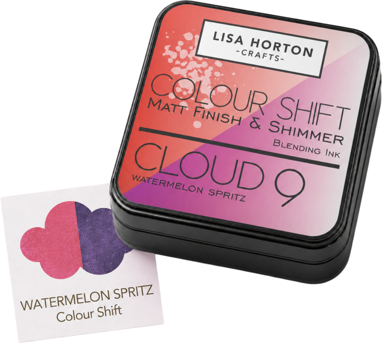 Cloud 9 Matt Blending Colour Shift Ink Pad - Watermelon Spritz