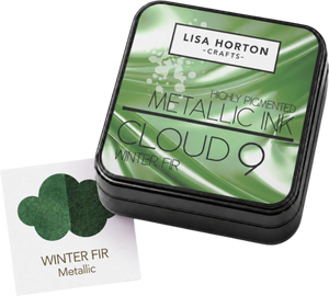 Metallic Ink Pad Trio - Frozen Icicles, Winter Fir & Mulled Wine