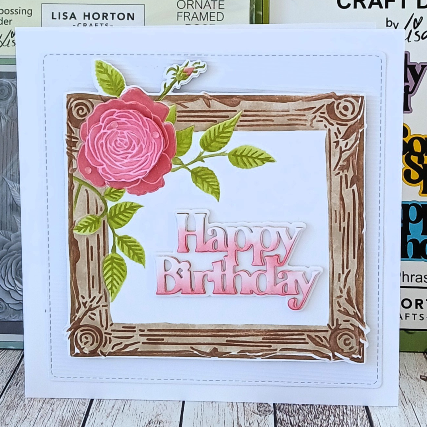Ornate Framed Rose 6