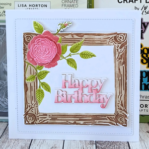 Ornate Framed Rose 6
