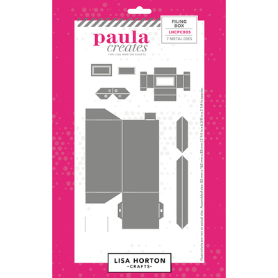 Paula Creates for Lisa Horton Crafts Die Set - Filing Box
