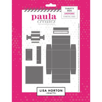 Paula Creates for Lisa Horton Crafts Thrifty Box Die Set