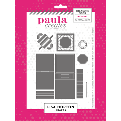 Paula Creates for Lisa Horton Crafts Treasure Book Die Set