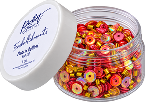 Picket Fence Studios 1 oz Embellishment Jar - Peach Bellini