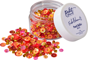 Picket Fence Studios 1 oz Embellishment Jar - Peach Bellini