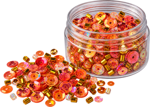 Picket Fence Studios 1 oz Embellishment Jar - Peach Bellini