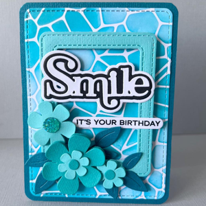 Lisa Horton Crafts A5 Pebbles Stencil