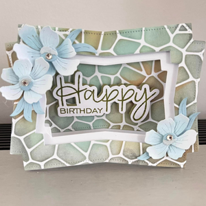 Lisa Horton Crafts A5 Pebbles Stencil