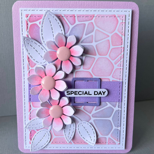 Lisa Horton Crafts A5 Pebbles Stencil