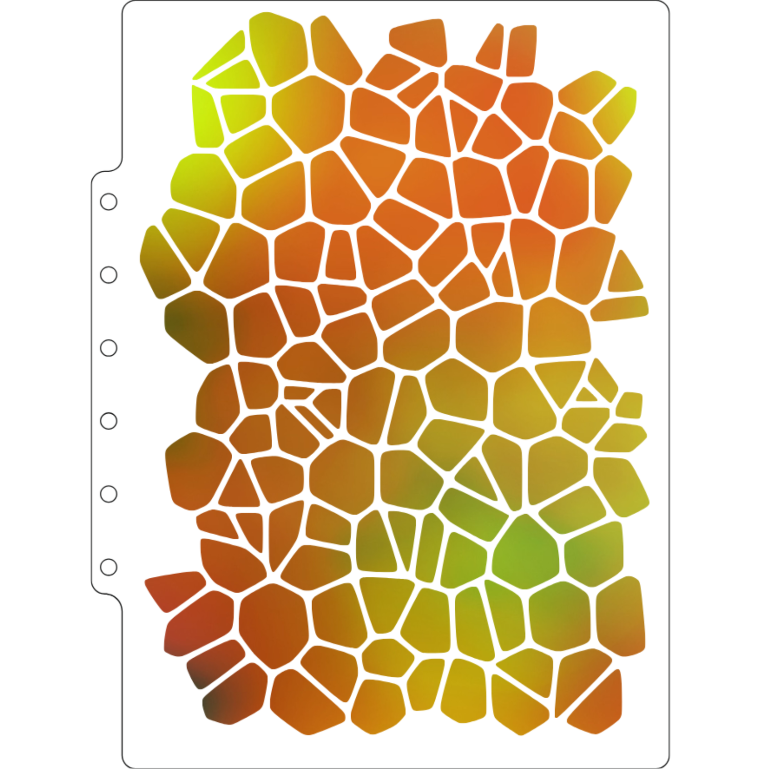 Lisa Horton Crafts Autumn Foliage Die Set with A5 Wavy Blooms and A5 Pebbles Stencils