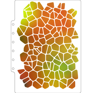 Lisa Horton Crafts Autumn Foliage Die Set with A5 Wavy Blooms and A5 Pebbles Stencils