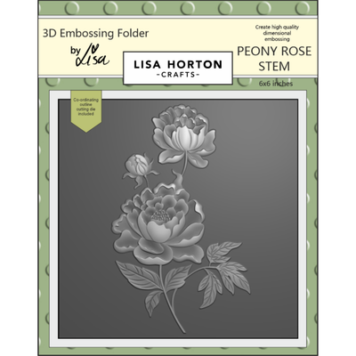 Lisa Horton Crafts Peony Rose Stem 6