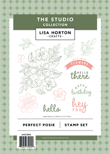 Lisa Horton Crafts Perfect Posie Stamp Set | The Studio