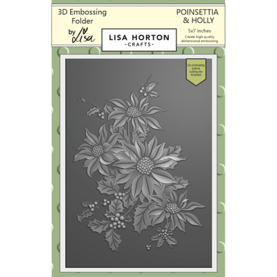 Lisa Horton Crafts Poinsettia & Holly 5