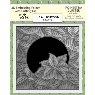 Lisa Horton Crafts Poinsettia Cluster 6