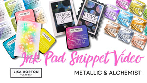 Lisa Horton Crafts Alchemist Ink Pad Trio - Natural Pearl, Platinum & Rose Gold