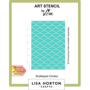 Lisa Horton Crafts Scalloped Circles 5