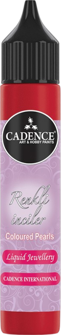Cadence Coloured Pearls – Scarlet Red 25ml