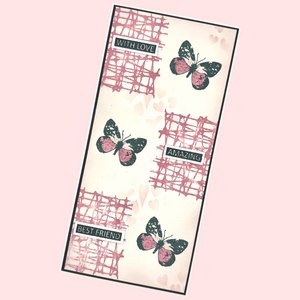 Muse & Maker Scratched Surface A6 Clear Stamp Set