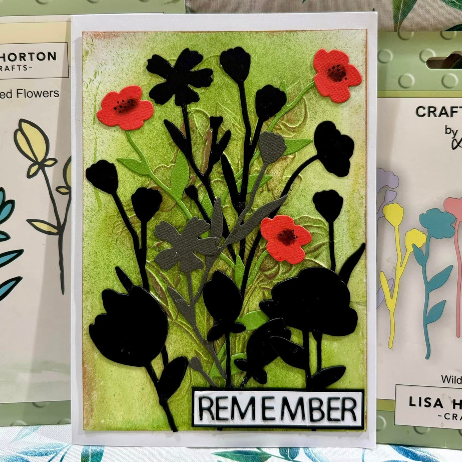 Lisa Horton Crafts Scribbled Flowers Dies - 8 Dies in total