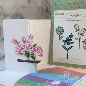 Lisa Horton Crafts Scribbled Flowers and Wildflowers Die Bundle