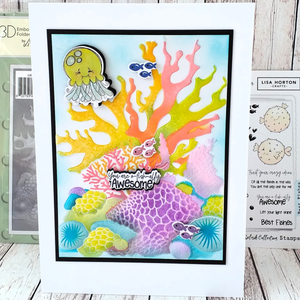 Lisa Horton Crafts Sea Coral 5" x 7" Layering Stencils