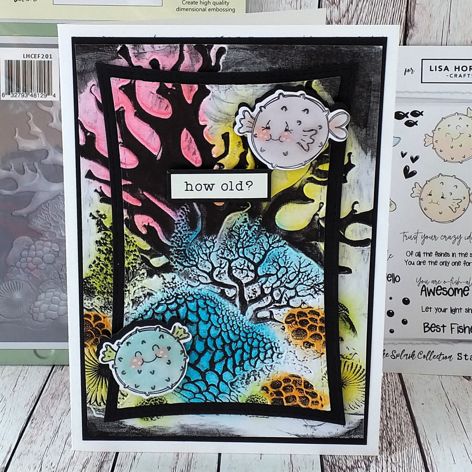 Lisa Horton Crafts Sea Coral 5" x 7" Layering Stencils