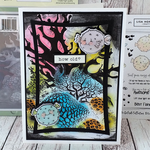 Lisa Horton Crafts Sea Coral 5" x 7" Layering Stencils