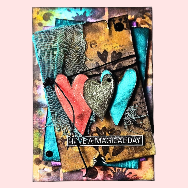 Muse & Maker Shattered Affection A6 Clear Stamp Set