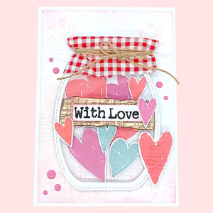 Muse & Maker Shattered Affection A6 Clear Stamp Set