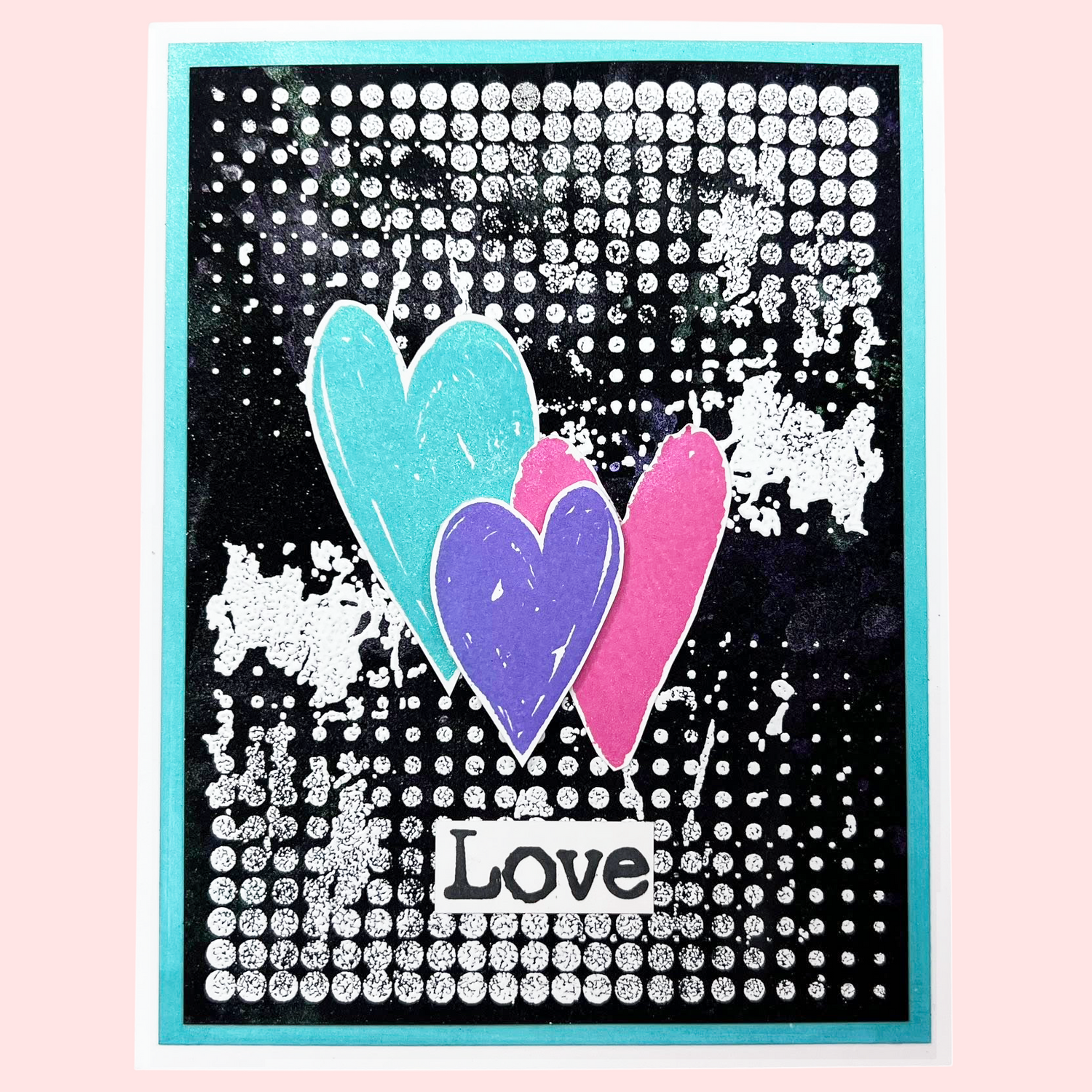 Muse & Maker Shattered Affection A6 Clear Stamp Set