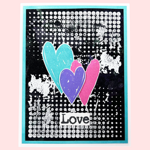 Muse & Maker Shattered Affection A6 Clear Stamp Set