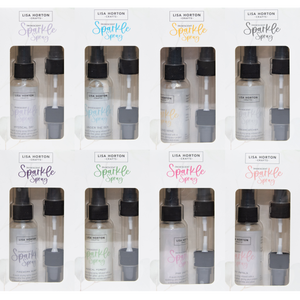 Set of 8 Sparkle Sprays - Pink, Sky, Sea, Wine, Dreamcatcher, Petals, Firework, Forest