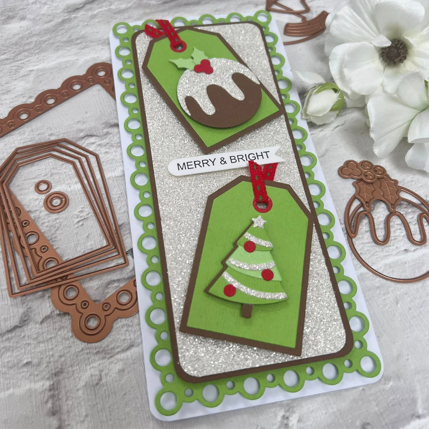 Spellbinders x Lisa Horton Crafts Festive Ornaments Dies - 8 Dies