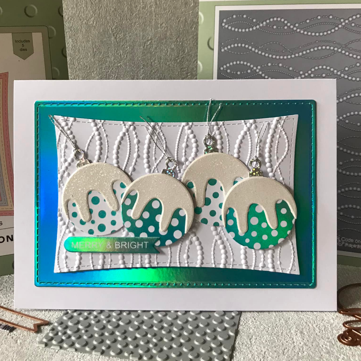 Spellbinders x Lisa Horton Crafts Festive Ornaments Dies - 8 Dies